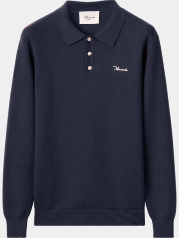 Macade Golf Club Strick Polo navy