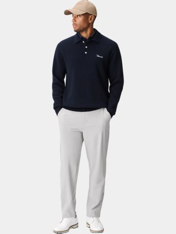 Macade Golf pletené polo tričko Club námořnická modrá