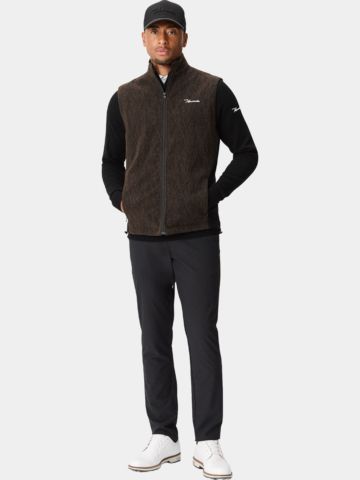 Macade Golf ArcWeave Gilet Stretch Weste braun