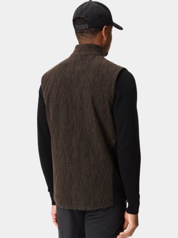 Macade Golf ArcWeave Stretch Vest, Brown