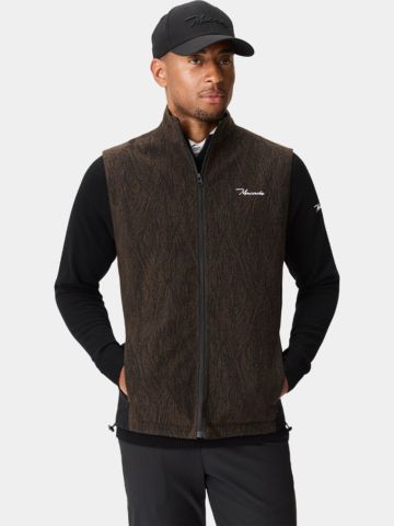 Macade Golf ArcWeave Stretch Vest, Brown