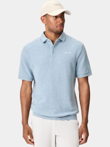 Macade Golf Clayton Core – polokošile s krátkým rukávem, modrá