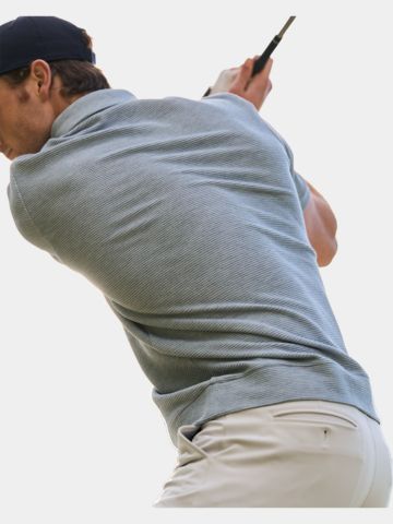 Macade Golf Clayton Core Shirt Halbarm Polo blau