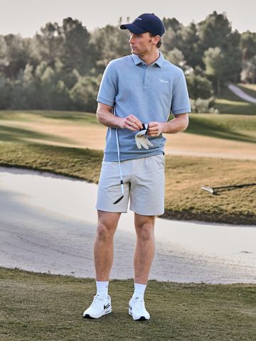 Macade Golf Clayton Core Shirt Halbarm Polo blau