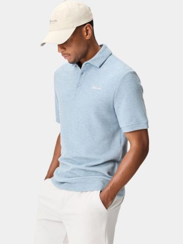 Macade Golf Clayton Core Shirt Halbarm Polo blau