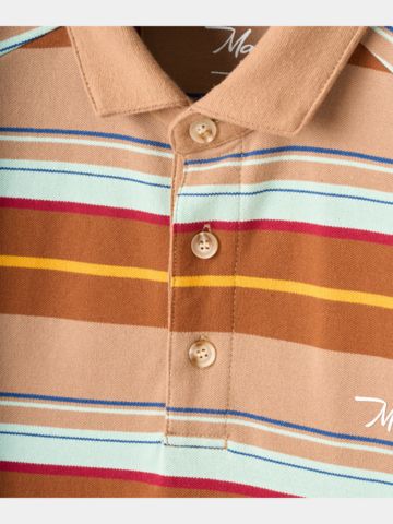 Macade Golf Ridge Longsleeve Shirt Halbarm Polo beige