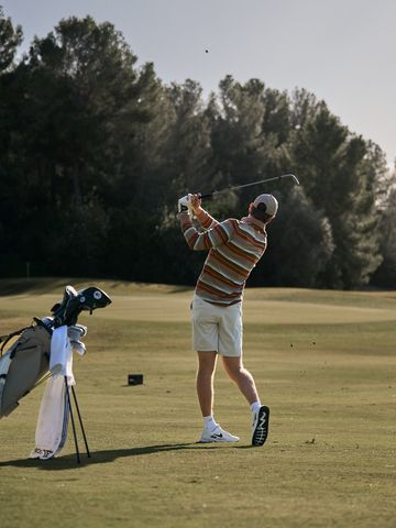 Macade Golf Ridge Longsleeve Shirt Halbarm Polo beige