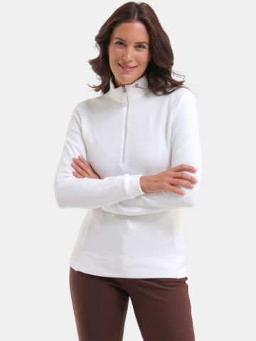 Chervo TRINIDAD Fleece Midlayer offwhite