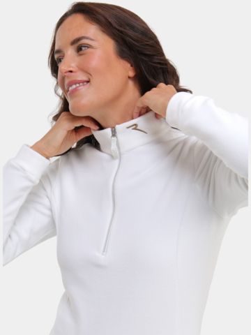 Chervo TRINIDAD Fleece Midlayer offwhite