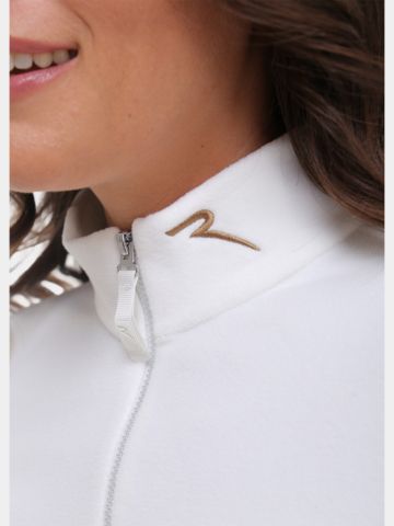 Chervo TRINIDAD Fleece Midlayer offwhite