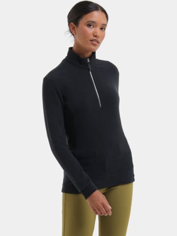 Chervo TRINIDAD Fleece Midlayer schwarz