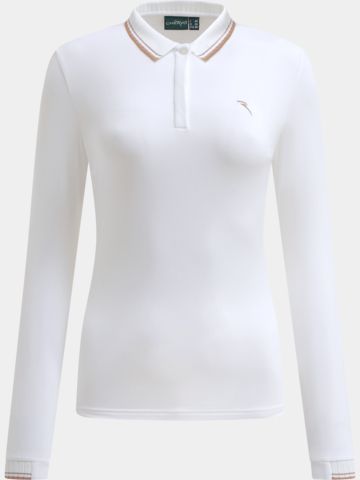 Chervo AMARTI Langarm Polo offwhite