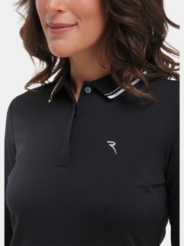 Chervo AMARTI Langarm Polo schwarz