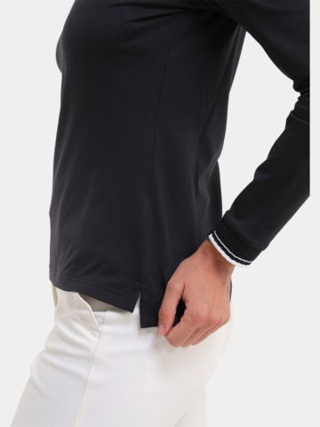 Chervo AMARTI Langarm Polo schwarz