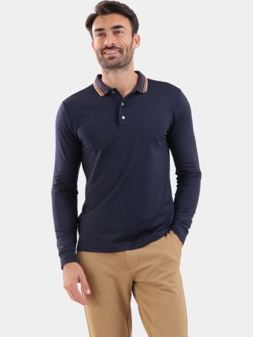 Chervo ARBORIO Langarm Polo navy