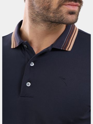 Chervo ARBORIO Langarm Polo navy