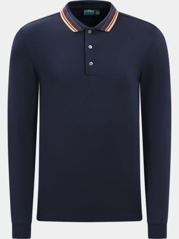 Chervo ARBORIO Langarm Polo navy