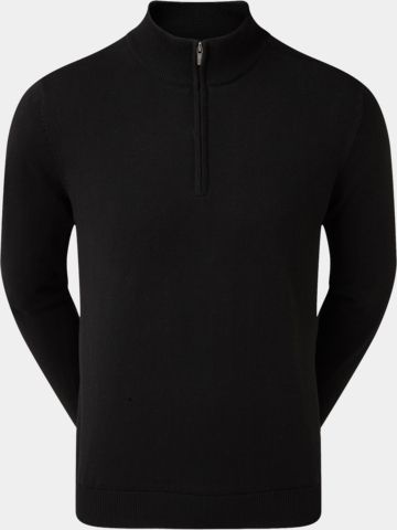 FootJoy WOOLBLND LINED Strick Windstopp schwarz
