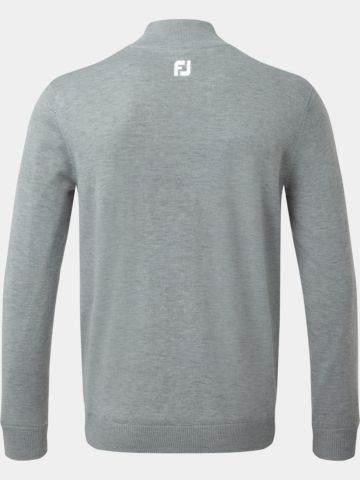 FootJoy WOOLBLND LINED Strick Windstopp grau