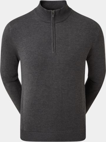FootJoy WOOLBLND LINED Strick Windstopp dunkelgrau