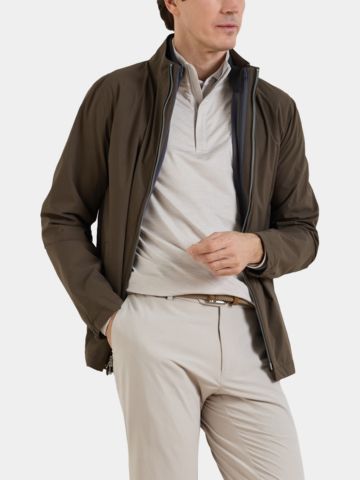 Peter Millar RYDER 3-IN-1 Thermo Jacke braun