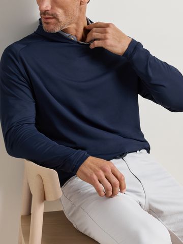 Peter Millar PINE PERFORMANCE Strick Pullover navy