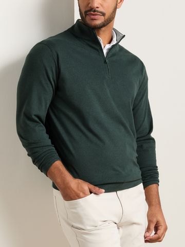 Peter Millar ARDENT AIR PERFORMANCE QUARTER-ZIP Troyer Strick dunkelgrün