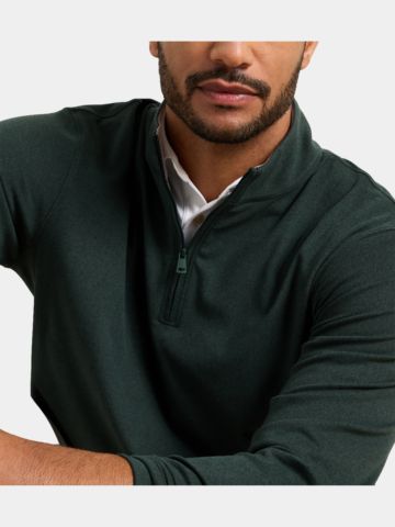 Peter Millar ARDENT AIR PERFORMANCE QUARTER-ZIP Troyer Strick dunkelgrün