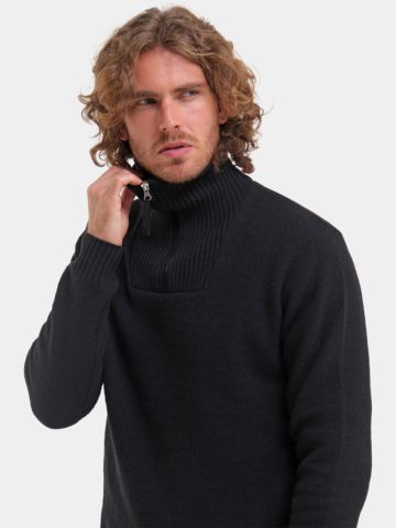 Chervo Nasogh Pullover Strick schwarz