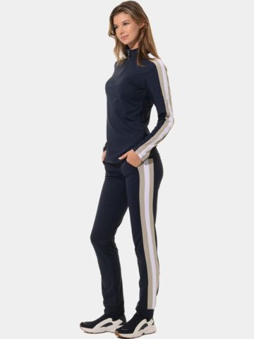MDC Zip Longsleeve Stretch Jacke navy