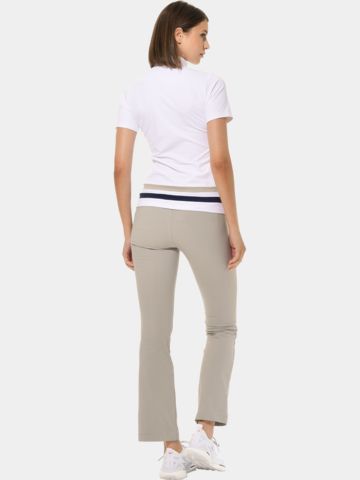 MDC Flared Chino Hose hellgrau