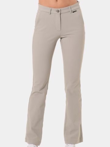 MDC Flared Chino Hose hellgrau