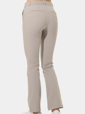 MDC Flared Chino Hose hellgrau