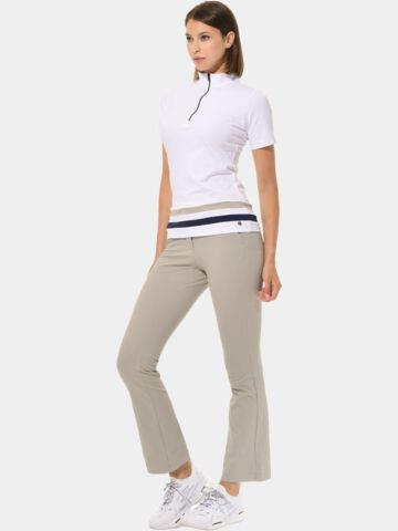 MDC Flared Chino Hose hellgrau