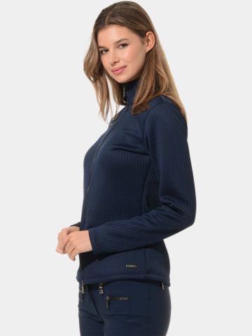 MDC Full Zip Midlayer Jacke navy