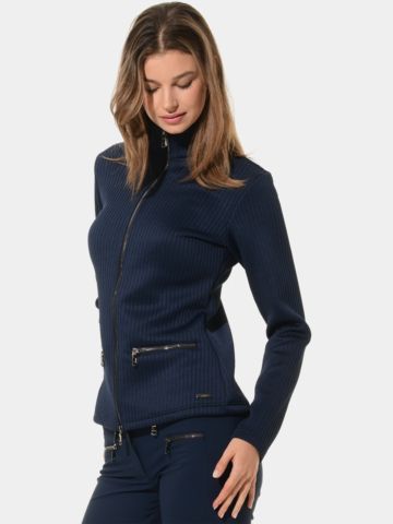 MDC Full Zip Midlayer Jacke navy
