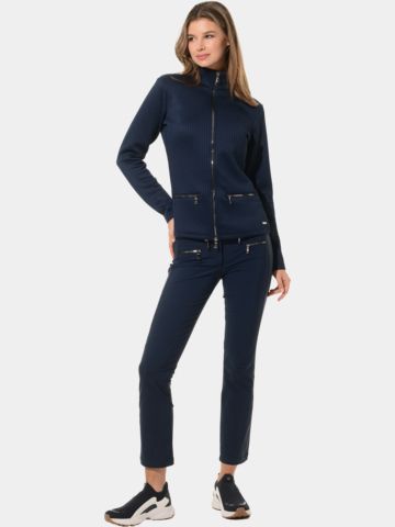 MDC Full Zip Midlayer Jacke navy