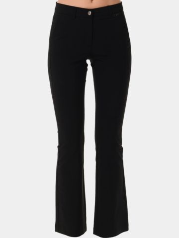 MDC Flared Chino Hose schwarz