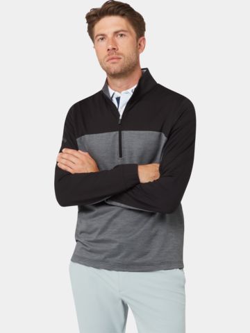 Callaway Lux Touch Pullover Stretch Midlayer schwarz