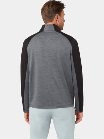 Callaway Lux Touch Pullover Stretch Midlayer schwarz