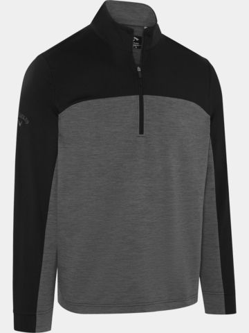 Callaway Lux Touch Pullover Stretch Midlayer schwarz