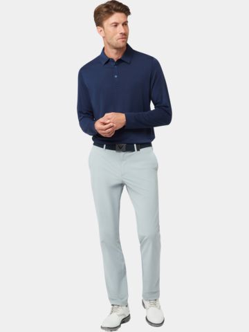 Callaway Soft Touch LS Langarm Polo navy