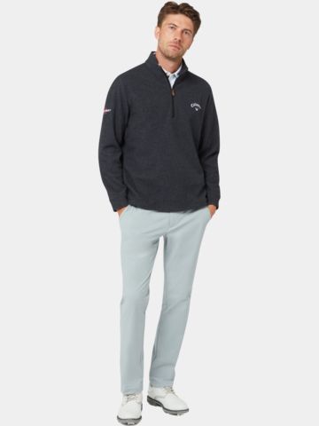 Callaway Odyssey Birdseye Jacquard Stretch Midlayer schwarz
