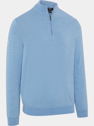 Callaway 1/4 Blended Merino Odyssey Troyer Strick hellblau