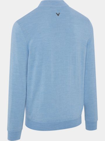 Callaway 1/4 Blended Merino Odyssey Troyer Strick hellblau