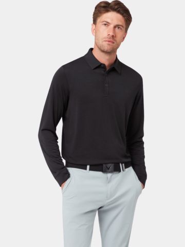 Callaway Soft Touch LS Langarm Polo schwarz