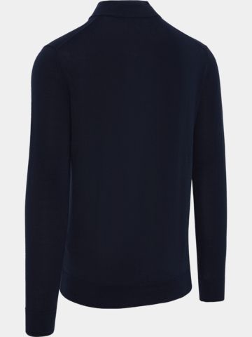 Callaway 1/4 Blended Merino Odyssey Troyer Strick navy
