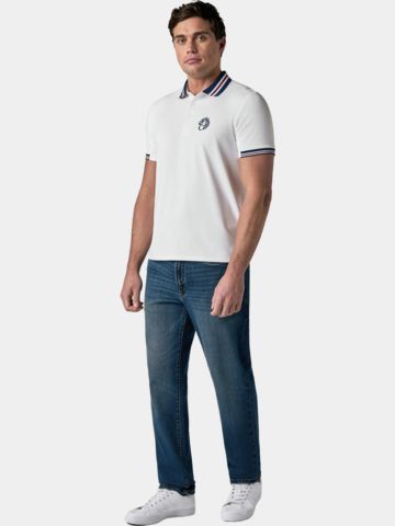 Callaway Legacy SS TRIPLE TRACK BLOCKED POLO – polokošile s krátkými rukávy bílý