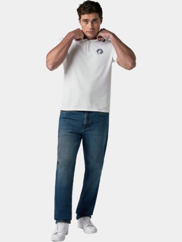 Callaway Legacy SS TRIPLE TRACK BLOCKED POLO – polokošile s krátkými rukávy bílý