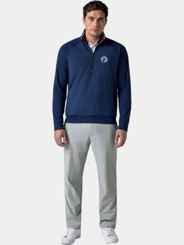 Callaway Legacy LS CALLAWAY BLOCK MIXED MEDIA FULL ZIP Stretch Mi navy